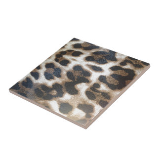 Leopard Print Ceramic Tile
