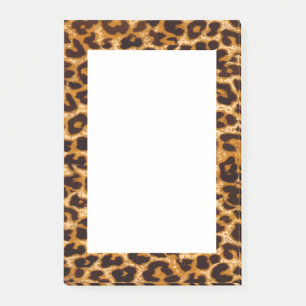 Leopard print, cheetah post-it notes