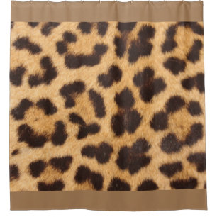 Leopard Print Cheetah Shower Curtain