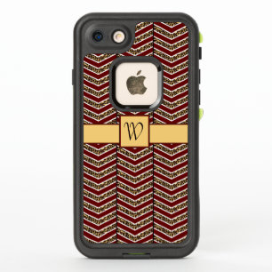Leopard Print Chevron Lifeproof Case