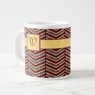 Leopard Print Chevron Speciality Mug
