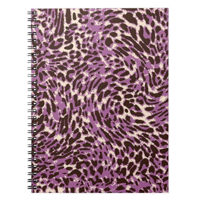 Leopard Print, Classic Animal Pattern. Notebook (Front)