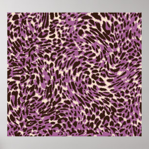 Leopard Print, Classic Animal Pattern. Poster