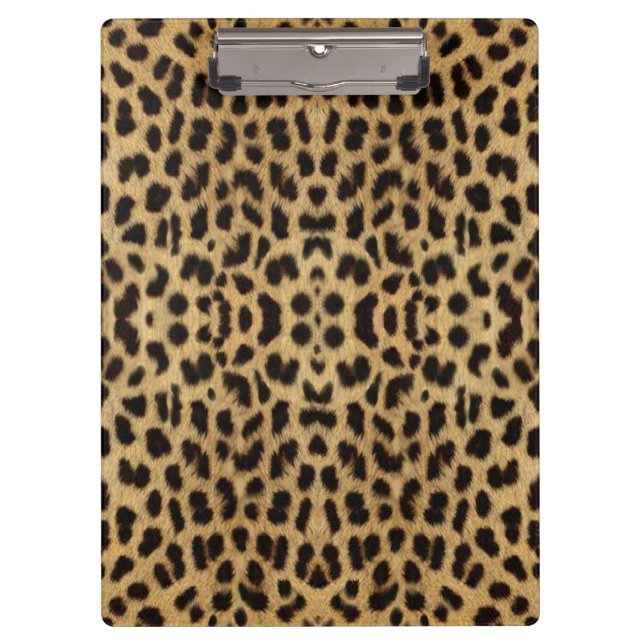 Leopard Print Clipboard (Front)
