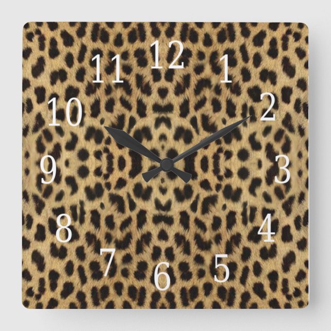 Leopard print Clock (Front)