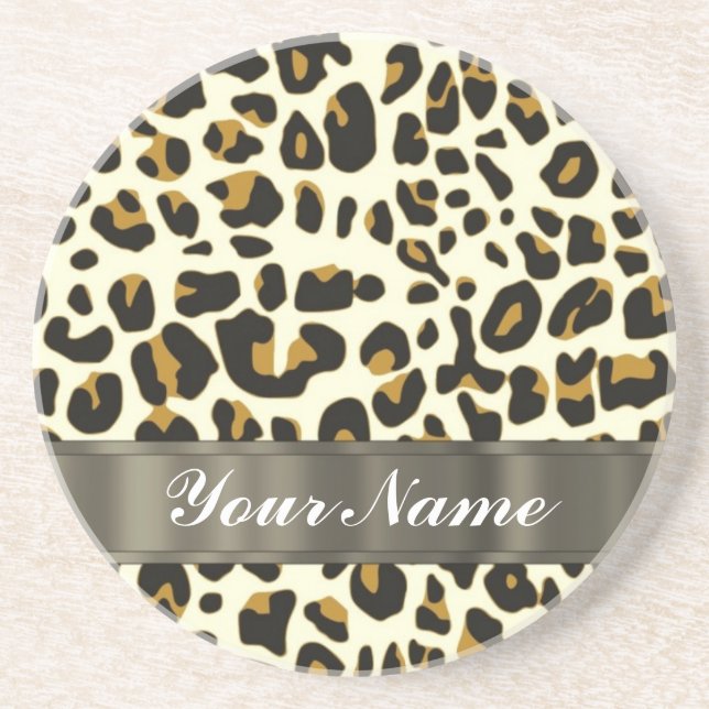 leopard print coaster (Front)