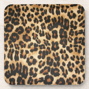 Leopard Print Coaster Set