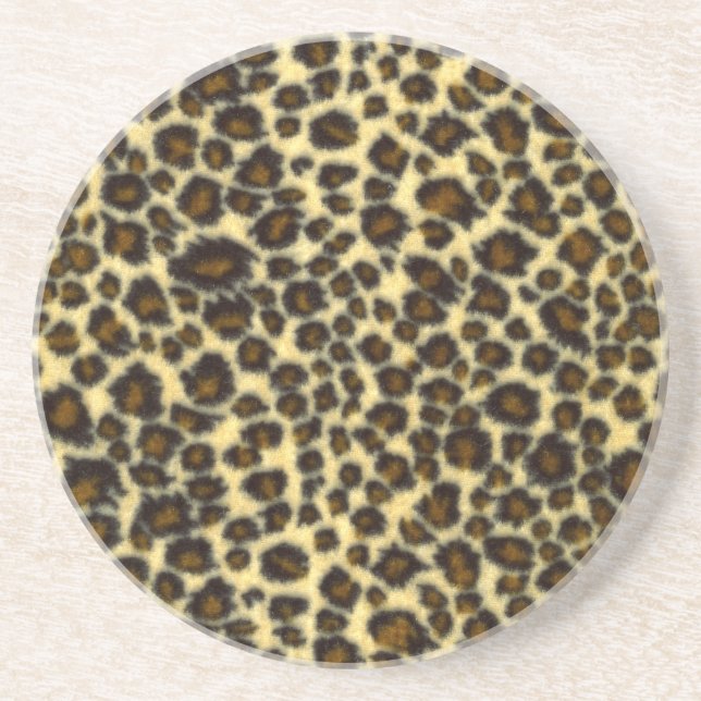 Leopard Print Coasters (Front)