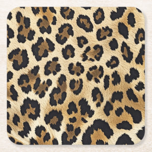 Leopard Print Coasters