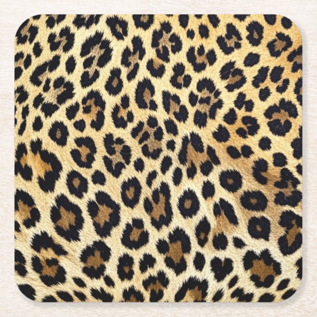 Leopard Print Coasters (Front)