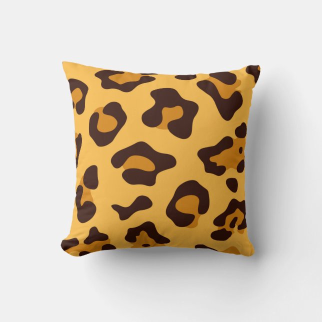 Leopard Print Cushion (Front)