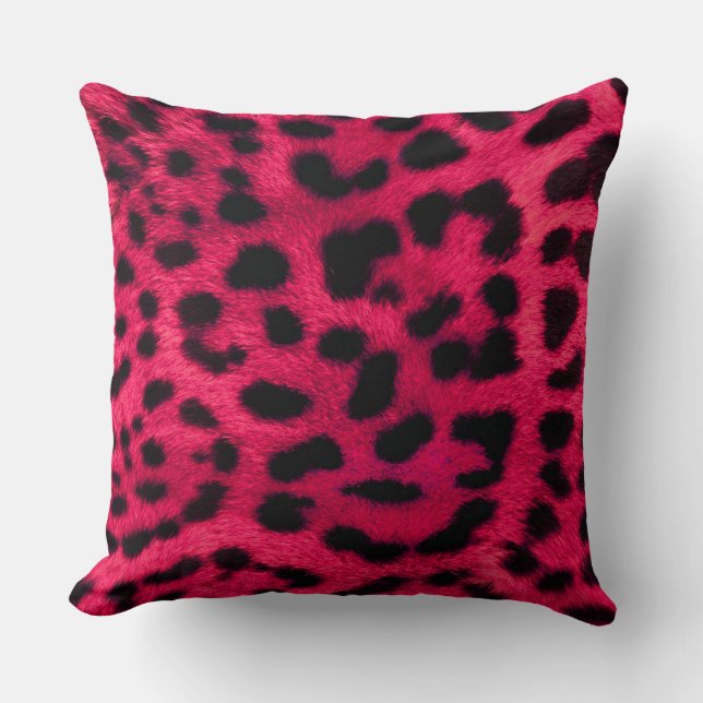 Leopard Print Cushion (Front)