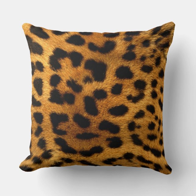 Leopard Print Cushion (Front)