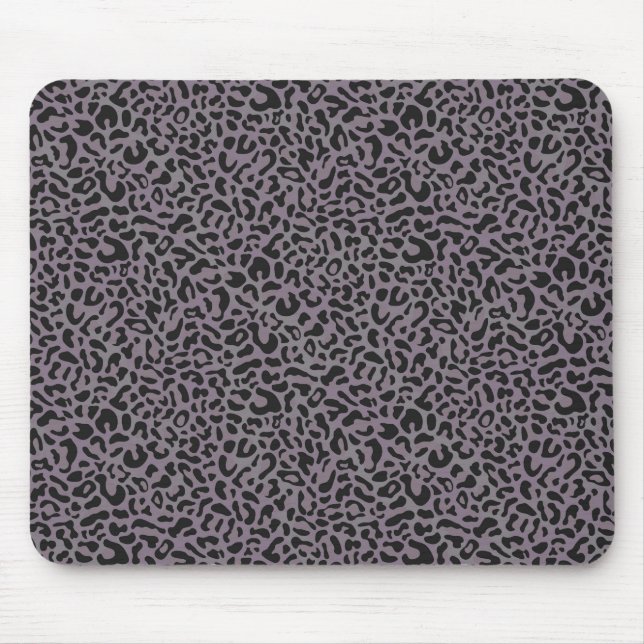 Leopard Print (dark) Mouse Pad (Front)