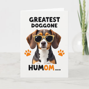 Leopard Print Dog Card
