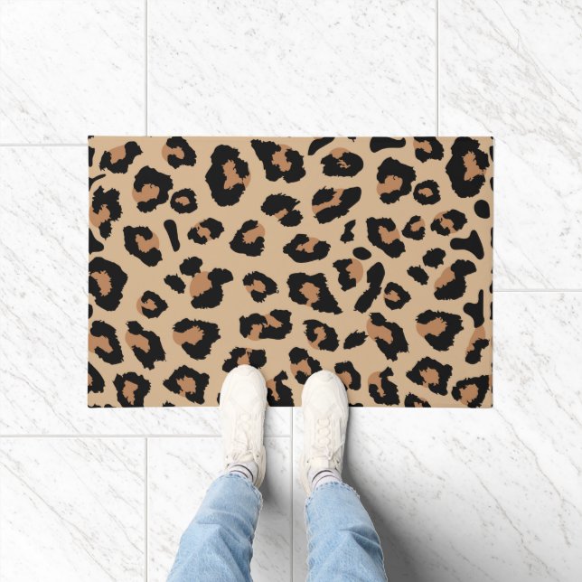 Leopard Print Doormat (Indoor)