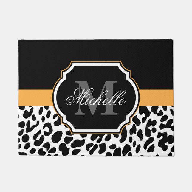 Leopard Print Doormat (Front)