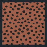 Leopard Print Dots Rust Terracotta Cheetah Spots<br><div class="desc">Animal Print – Leopard print spots - earthy tones - brown / rust.</div>