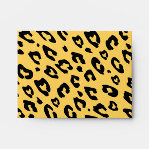 Leopard print envelopes   Exotic animal pattern