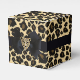 Leopard Print Favour Box