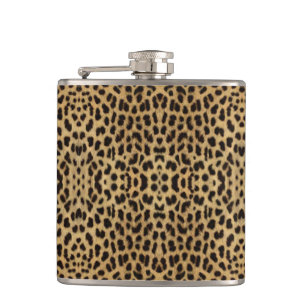 Leopard Print Flask