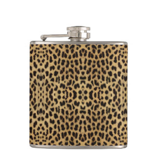 Leopard Print Flask