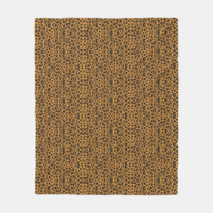 Leopard Print Fleece Blanket