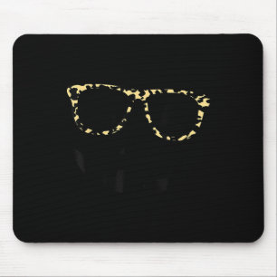 Leopard Print Gles Jack O Lantern Halloween For Wo Mouse Pad