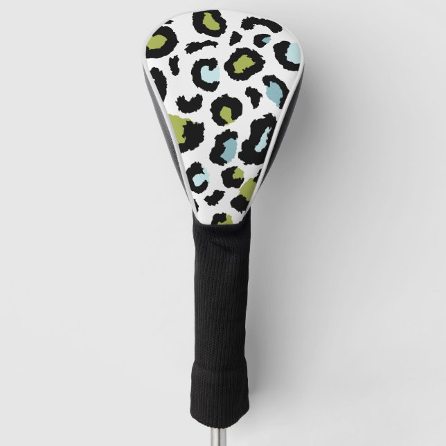 Leopard Print Golf Club Cover (Front)
