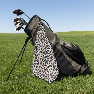 Leopard Print Golf Towel