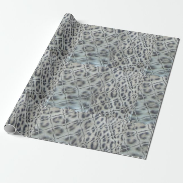 Leopard Print Graphic Wrapping Paper (Unrolled)