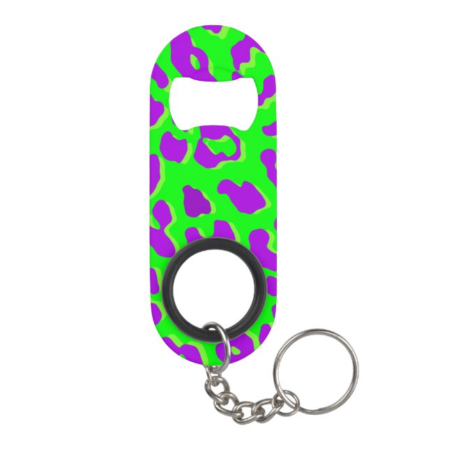 Leopard Print Green Purple (Back)