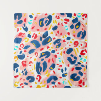 Leopard print: hand-painted watercolor. tapestry