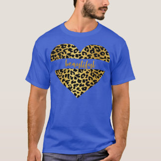 Leopard print heart 1 T-Shirt