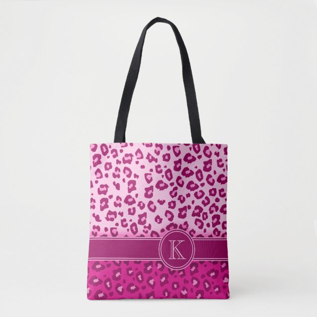 pink leopard print bag