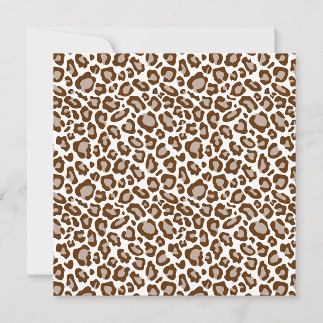 Leopard Print Invitation (Front)