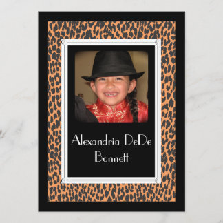 Leopard Print Invitations