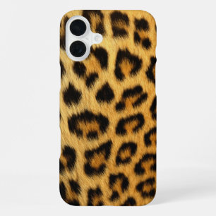 Leopard Print iPhone 16 Plus Case
