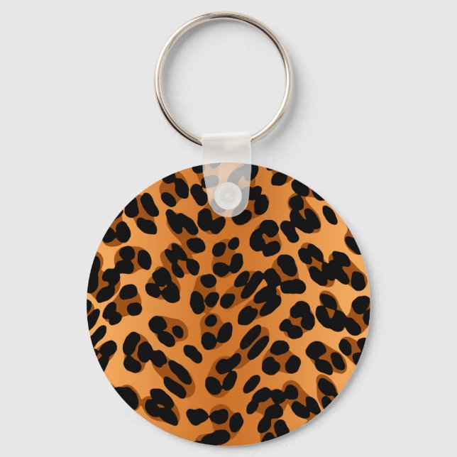 Leopard Print Key Ring (Front)