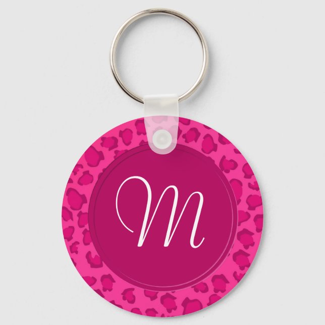 Leopard Print Keychain (Front)