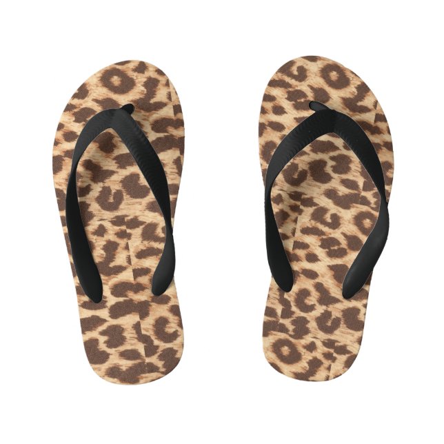 Leopard print   kid's thongs (Footbed)