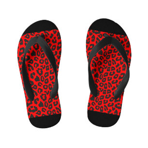 Leopard Print  Kid's Thongs