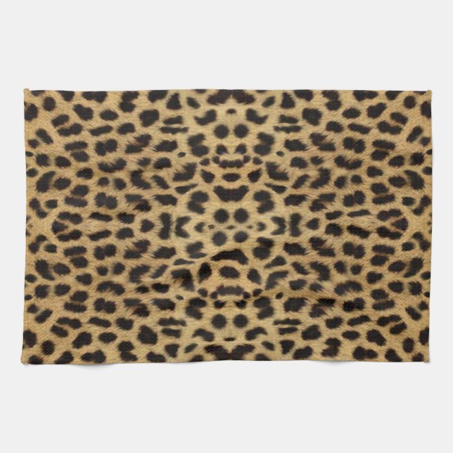 Leopard Print Kitchen Towel (Horizontal)
