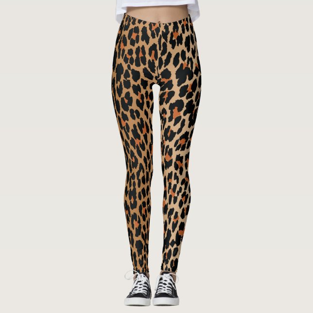 Leopard Print Leggings (Front)