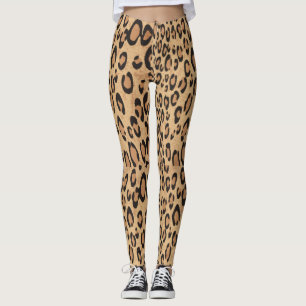 Leopard print leggings