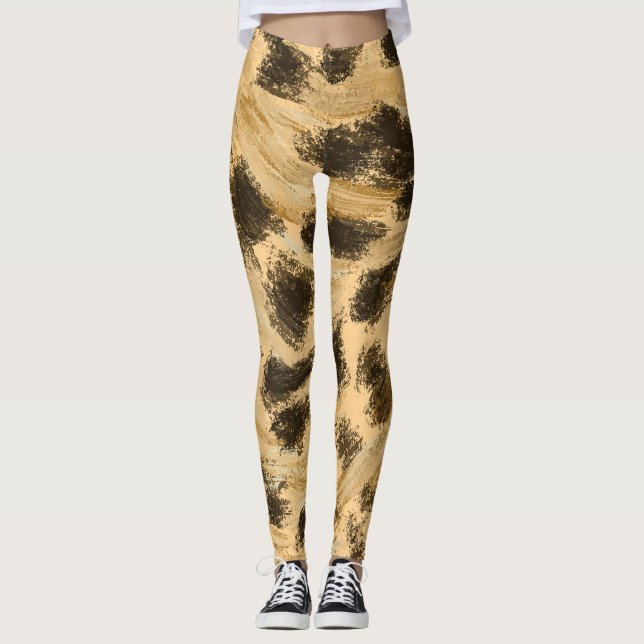 Leopard Print Leggings (Front)