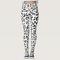 Leopard Print, Leopard Spots, Black And White