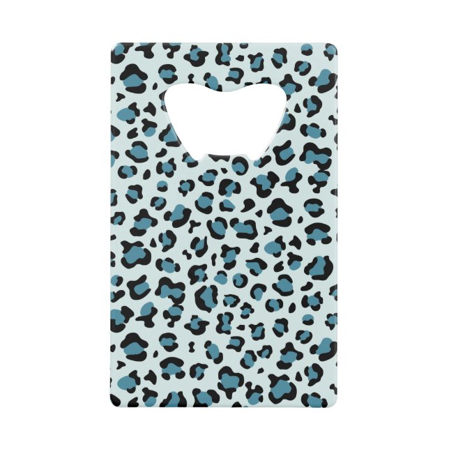 Leopard Print, Leopard Spots, Blue Leopard (Front)