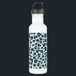 Leopard Print, Leopard Spots, Blue Leopard 710 Ml Water Bottle<br><div class="desc">Elegant,  stylish and sophisticated leopard pattern in blue colour. Modern and trendy gift,  perfect for the animal print lover in your life.</div>