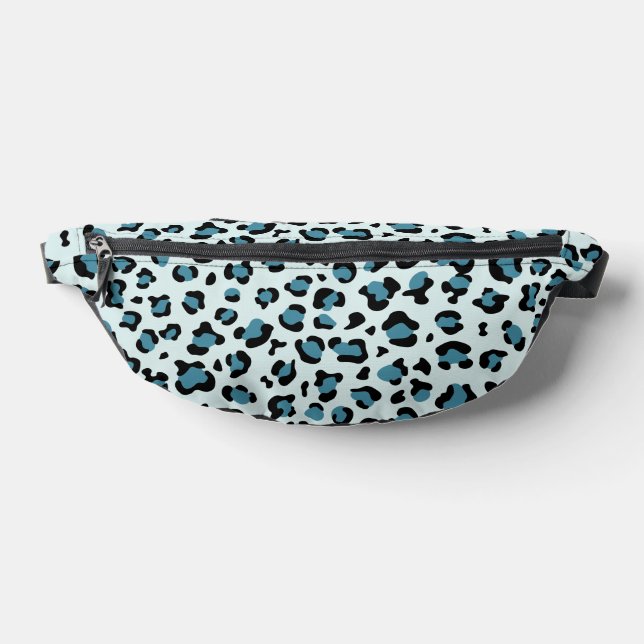 Leopard Print, Leopard Spots, Blue Leopard Bum Bags (Lay Down)